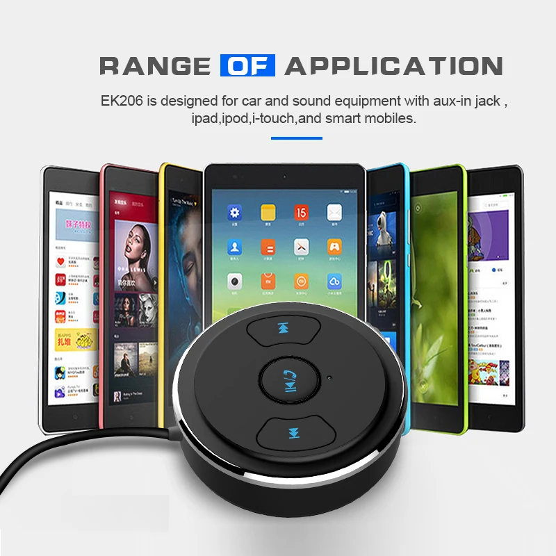 ANLUD Bluetooth Автомобильный приемник беспроводной аудио адаптер Handsfree USB AUX плеер