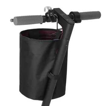 

Scooter Parts Black Skateboard Scooter Front Carrying Storage Basket Universal For E-Bike Electric Scooter Accessories