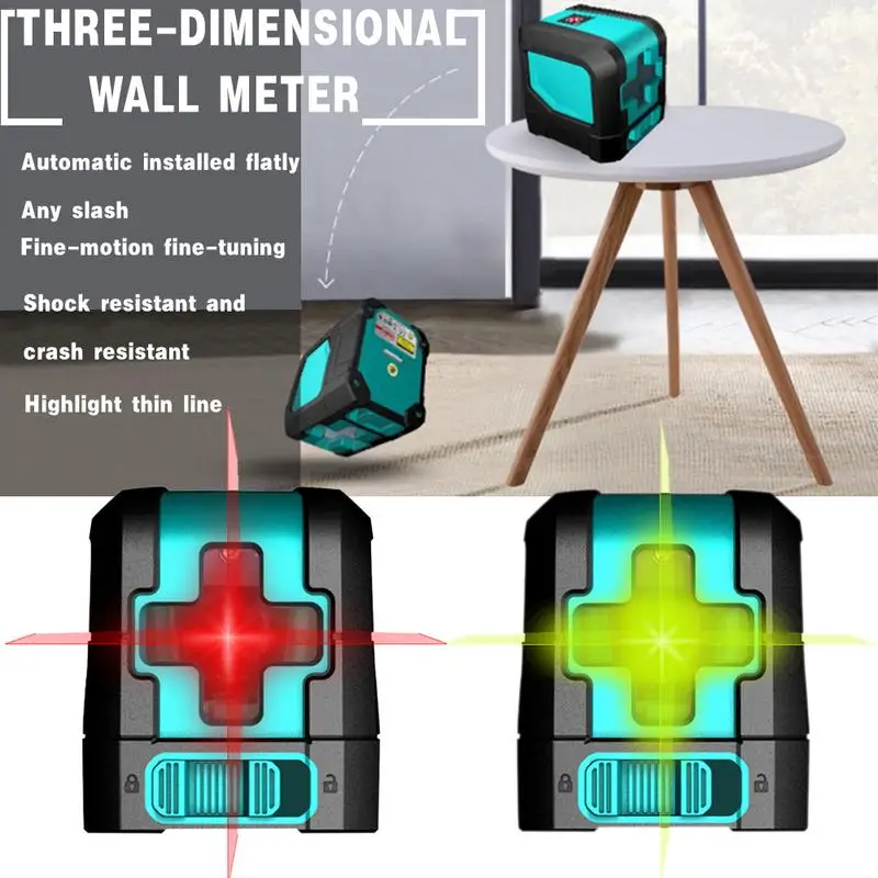

360 Degree Green Light High-Precision Leveler Infrared Ray Blue Light Line Marking Cross Grounding IP54 Floor Line Level