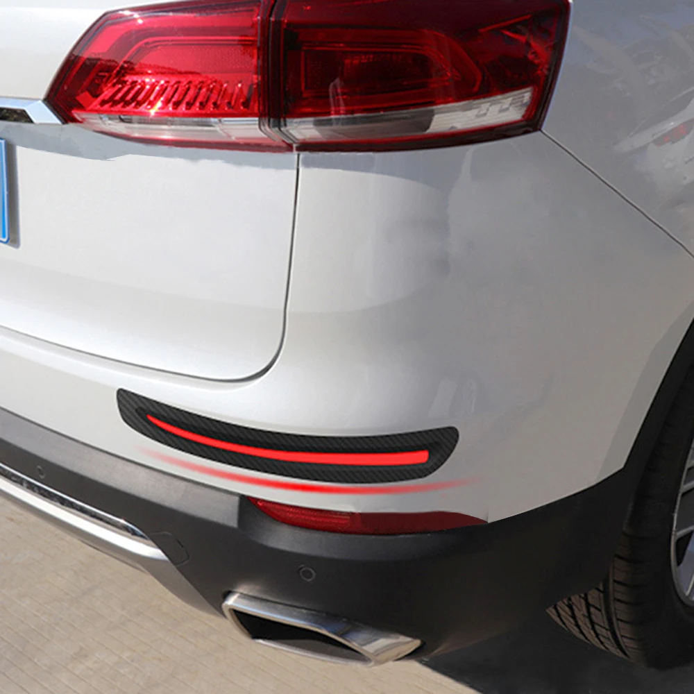 

2 Pieces Car Sticker Anti Collision Car Front/Rear Edge Corner Guard Strip Auto Decoration Car-styling Bumper Scratch Protection