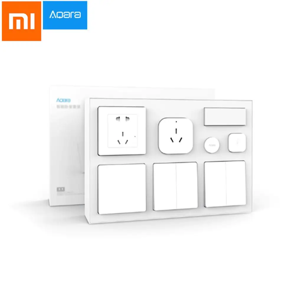 Original Xiaomi Aqara Smart Air Conditioner Mate Body Temperature Humidity Sensor Wall Socket Switch 2pcs Wireless | Электроника