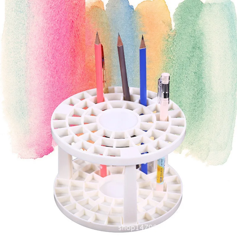 

Lychee Life Paint Brush Pen Holder Brush Display Stand Holder Painting Brush Pen Holder for Drawing Art Supplies
