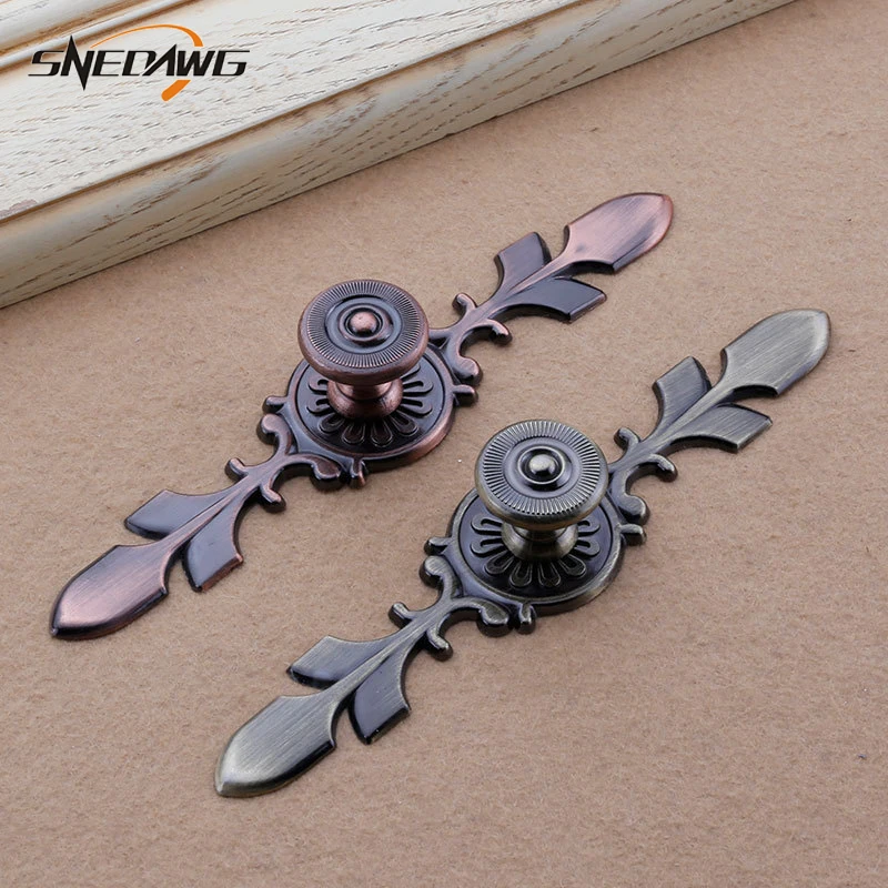 Furniture Handle Antique Zinc Alloy Kitchen Cabinet Furniture Door Handles Furniture Handles Wardrobe Door Pulls