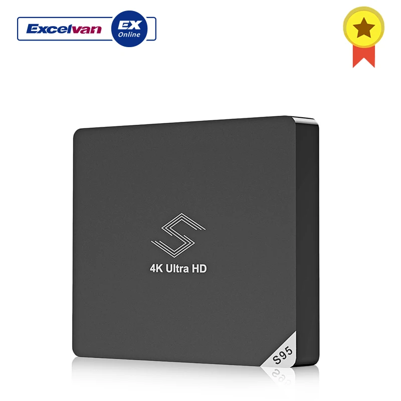 S95 S905XII 4K HD TV Box Макс 4 Гб/32 ГБ медиаплеер для Android 8,1 BT4.0 2,4/5,8 ггц WiFi телеприставка