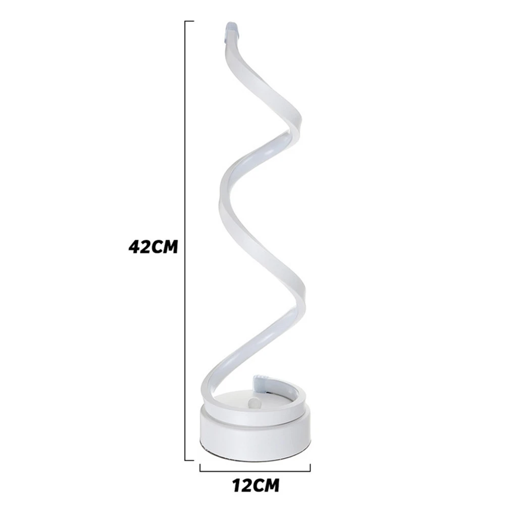 spiral table lamp