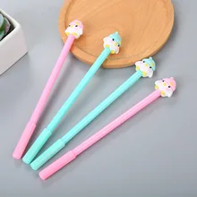 Мультяшные креативные канцелярские принадлежности Студенческая гелевая ручка милые обучающие принадлежности ручка для воды Черная игла ручка для офиса