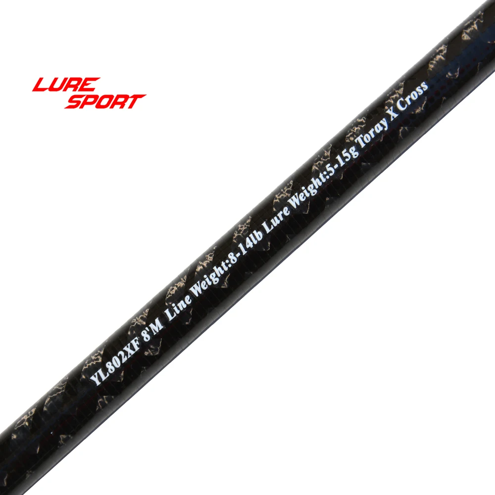 LureSport 1,98 м 2,1 М 2,4 м стержень пустой 1 к тканый карбоновый шарнир X cross Toray carbon 2 секции стержень строительный компонент ремонт DIY