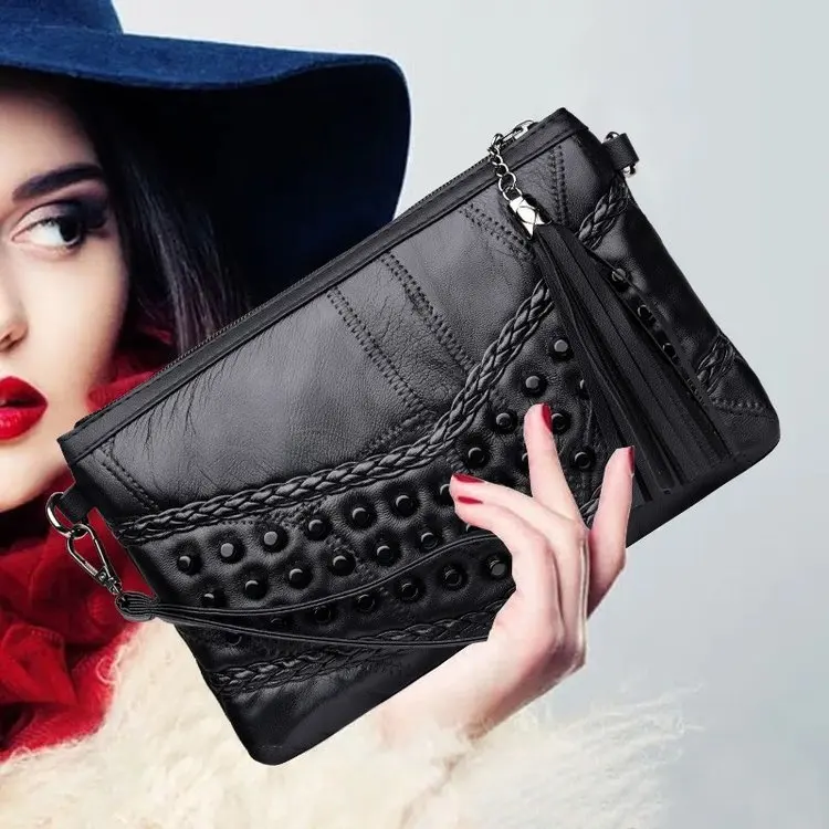 

Mobile Phone Bag Shopping Bag Package Woman Messenger Handbag Winter Shoulder Bags Small Mini Envelope Clutch Purse High Quality