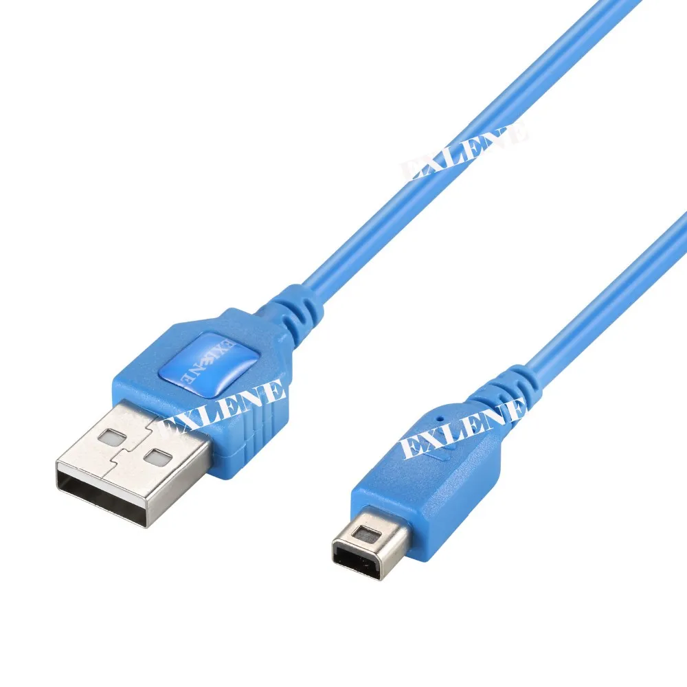 EXLENE 1,2 m 3ds 2ds usb зарядный кабель Кабель питания зарядное устройство для 3DS 2DS New 3DS XL, new 2DS XL LL синий белый красный черный