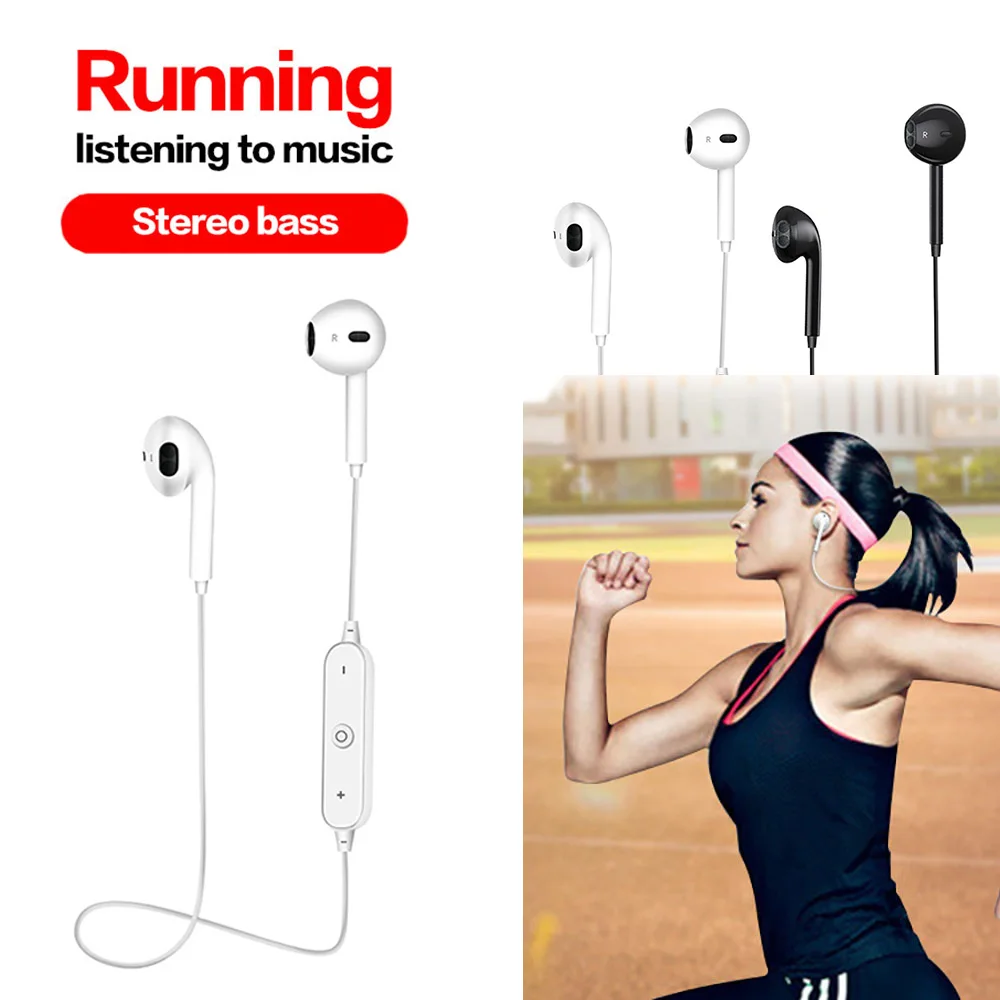 

KISSCASE Sport Wireless Earphone Music Earbuds Headset Handsfree Bluetooth Earphone with Mic For Xiaomi iPhone Samsung Huawei