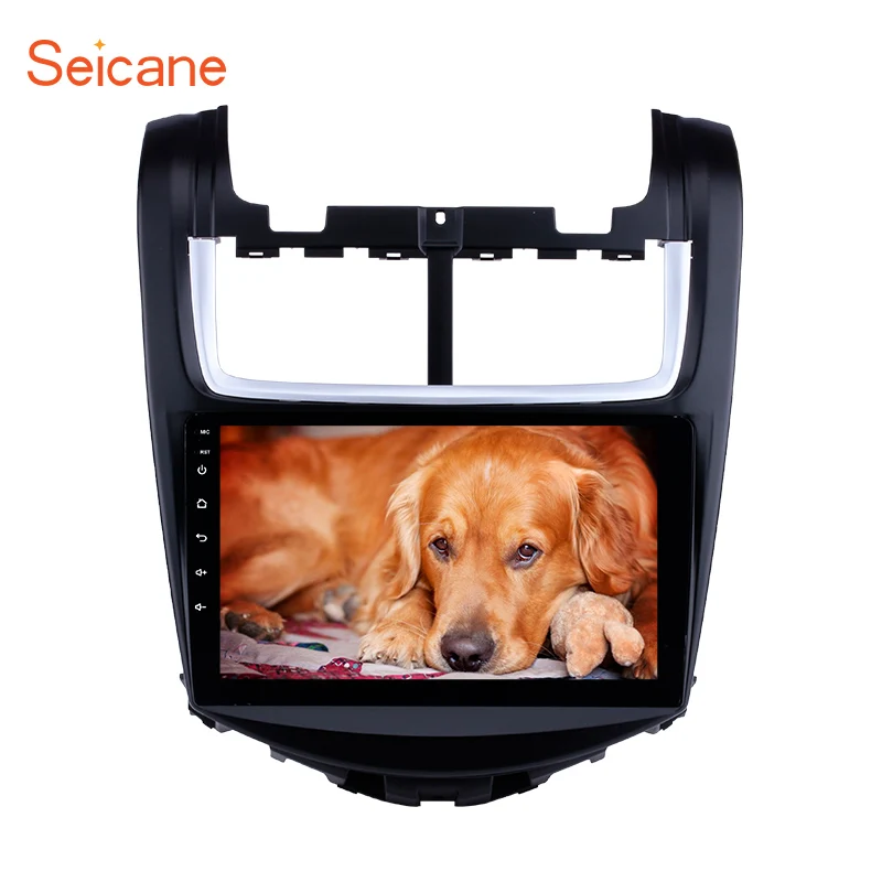 

Seicane 9" GPS Navigation Radio For 2014 Chevy Chevrolet Aveo Android 8.1 2Din Head Unit Car Multimedia Player Rearview camera