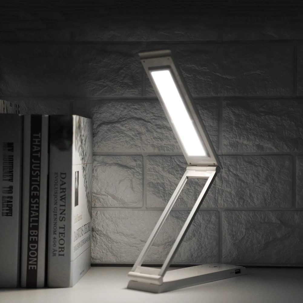 

LED FoldingTable Light With Dimmable Touch Switch LED Desk Night Reading Lamp