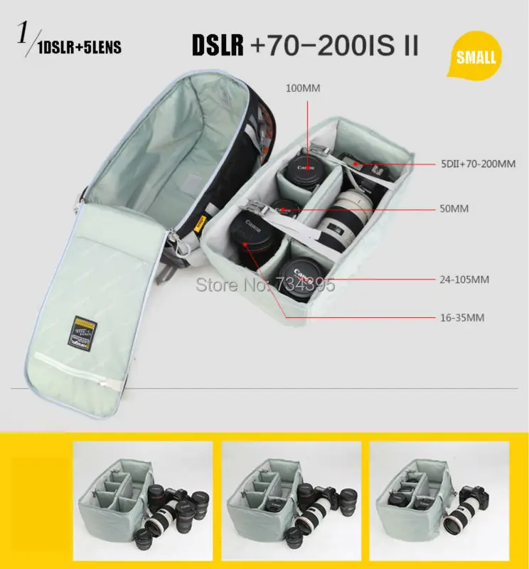 Большой размер профессиональная Противоугонная цифровая SLR/DSLR камера рюкзак водонепроницаемый фото видео сумка чехол для ежедневной упаковки для Canon Nikon