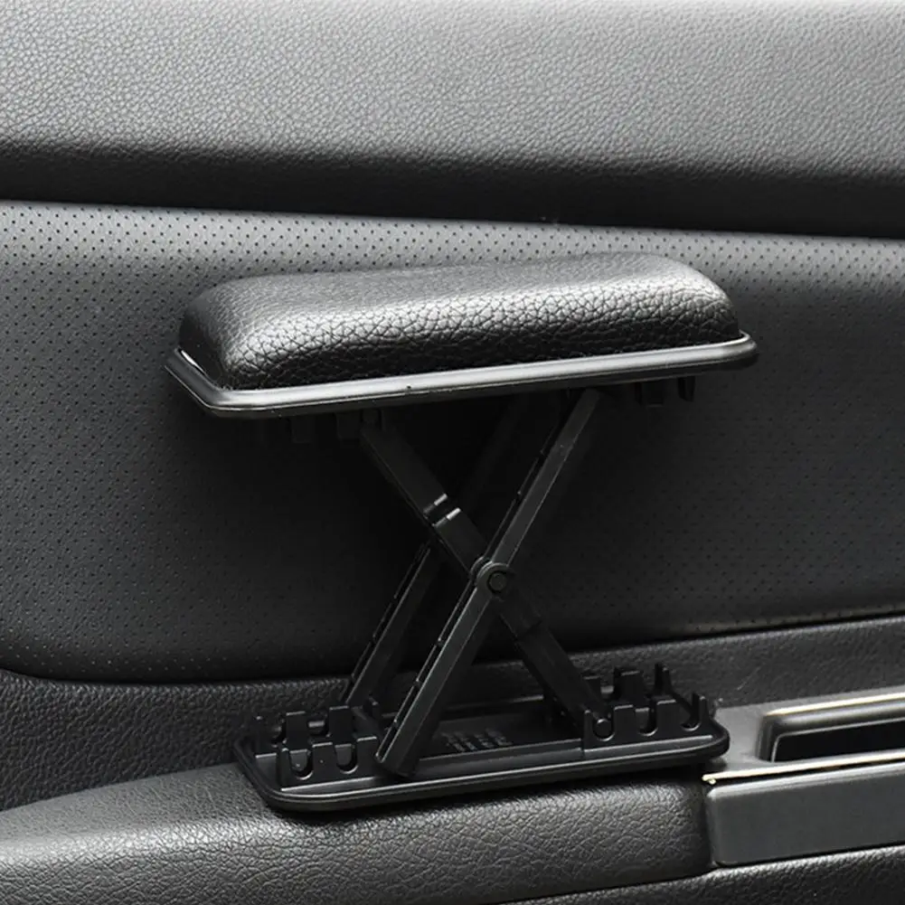 

Soft Car Armrest Cushion Memory Foam Car Seat Rest Pads Adjustable Height Elbow Support