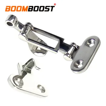 

1 Set Fastener Clamp For Boat Marine Hatch Anti-Rattle Latch Silver Hardware Hinge Buckle Stainless Steel Locker