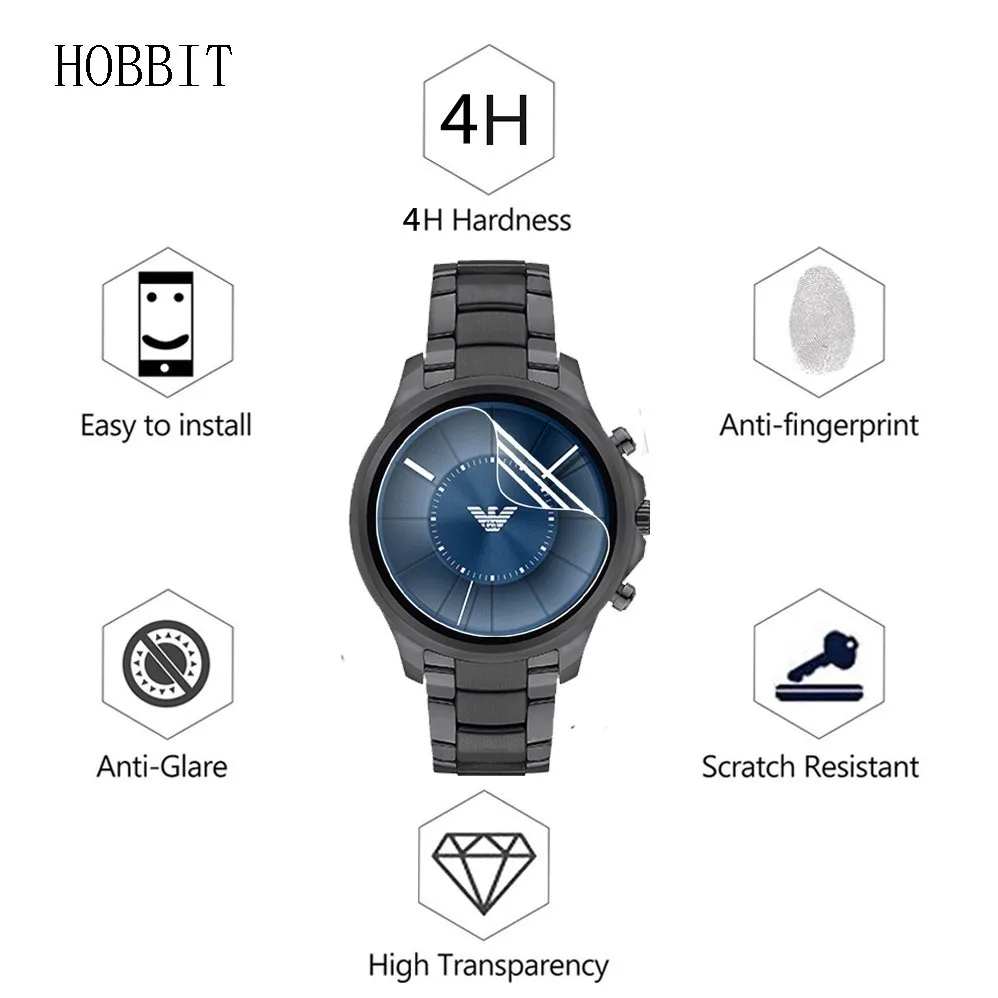 3Pack For Emporio Armani ART5005 AX1326 AR2448 ART500 ART3014 ART3016 ART3023 Explorist-proof Screen Protector Watch's LCD Film