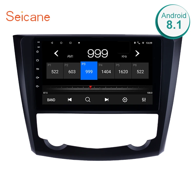 Seicane Android 8.1 9" for 2016 2017 Renault Kadjar HD Touchscreen Auto radio GPS Navigation