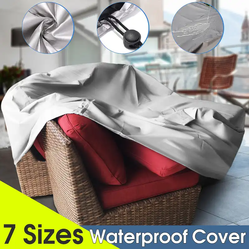 Detail Feedback Questions About Waterproof Outdoor Furniture Cover Waterproof Outdoor Furniture Cover Patio Garden Table Chair Shelter Wicker Sofa Protection Set Rain Dust Proof