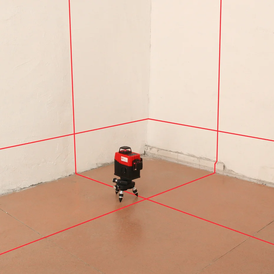 KaiTian 12Lines 3D Laser Level Self-Leveling 360 Degre Horizontal Vertical Cross Powerful Level Laser Tool With Outdoor Detector