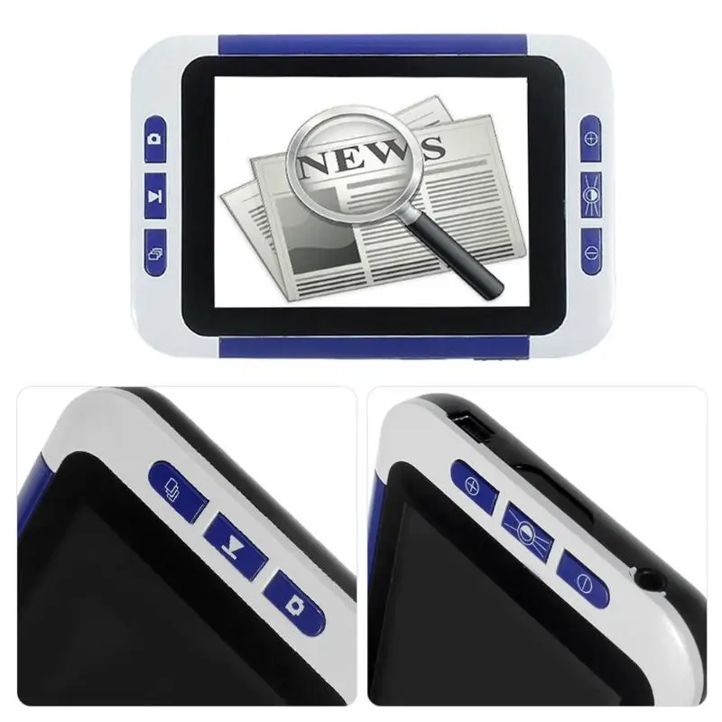  32X 3.5 Inch Portable Digital LCD Magnifier Low Vision Electronic Visual Aids Video Microscope for  - 32952165327