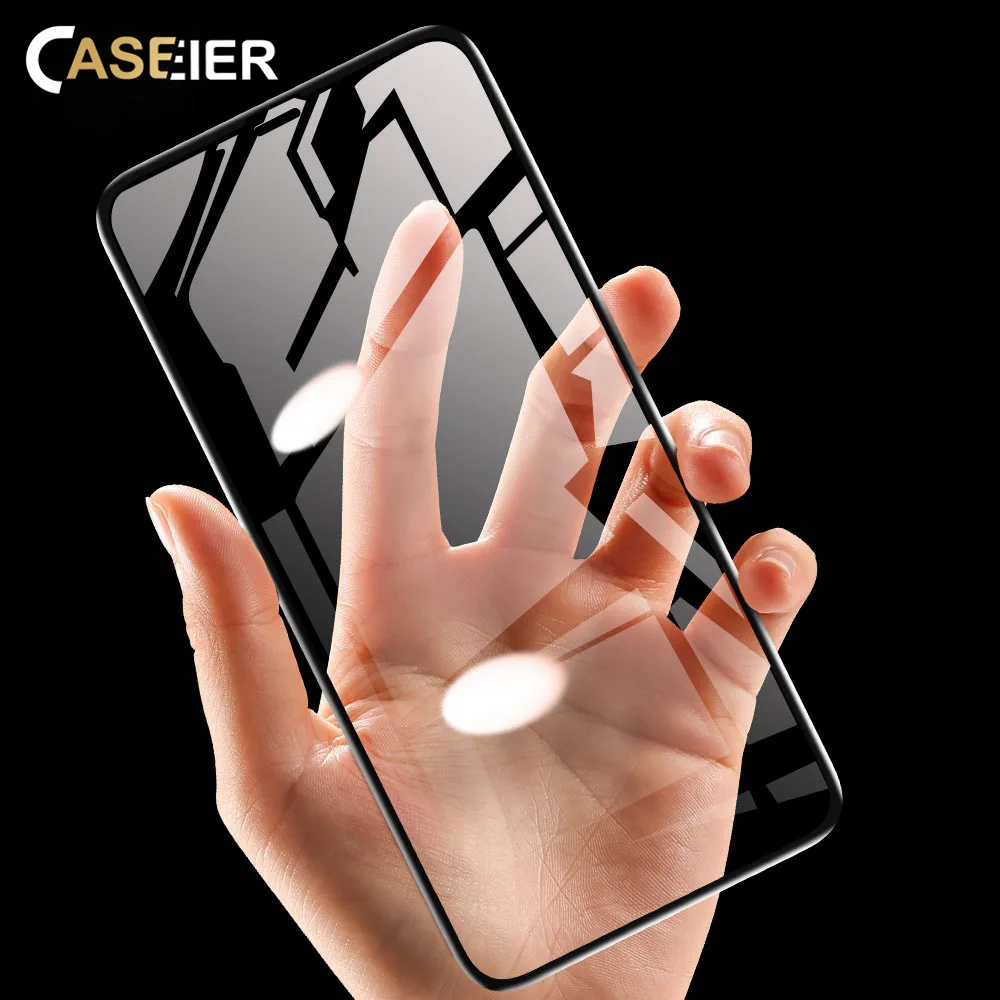 

CASEIER 5D Anti-fall Tempered Glass For iPhone X XS Max XR HD Screen Protective Film For iPhone 7 8 6 6s Plus XR Tempered Glass