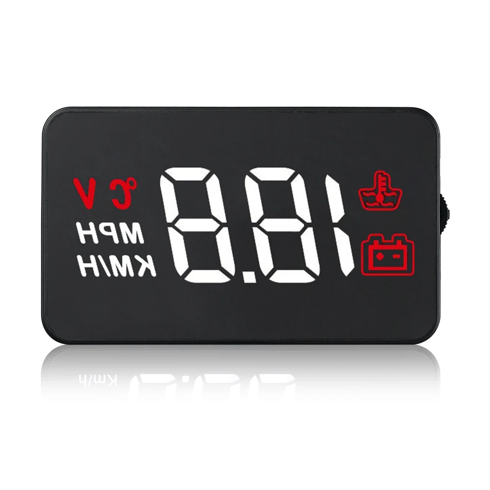 

Car HUD Head Up Display OBD2 II EUOBD Speedometer Overspeed Warning System Projector Windshield Auto Electronic Voltage Alarm