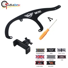 (1) suporte de celular com copo giratório, suporte para telefone móvel com gps para mini cooper r60 r61 e r55 r56 f54 f55 f56 f57 f60