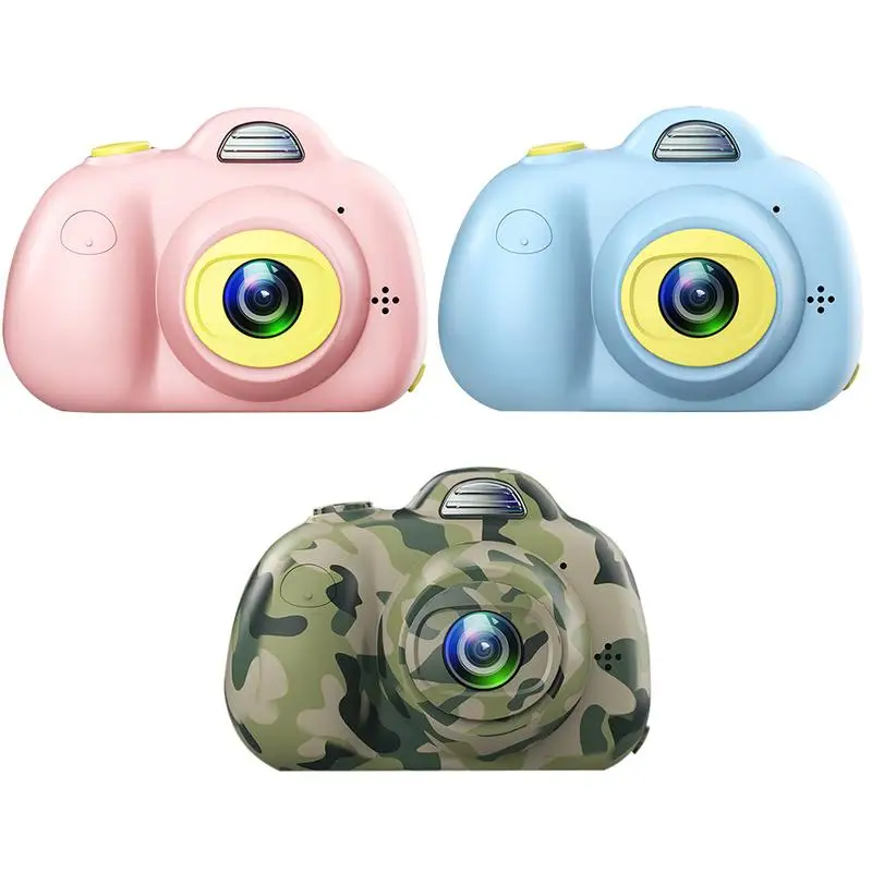 

Children Cute Animal Toy Camera Mini Digital Camera Small SLR Double-Lens Sports Toy Camera For Children