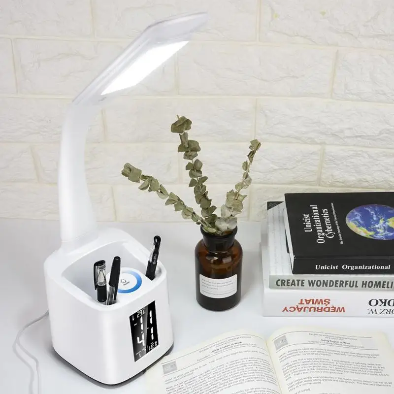 

7 in 1 Multifunctional Led Nail Tattoo Lamp Dimmable Pen Holder LED Lamp Eye Care Light USB Charging Nail Art Lamp Tools