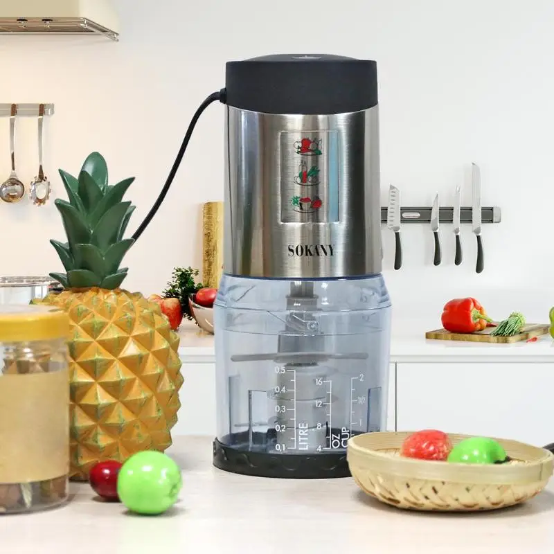 

650W 220-240V Electric Multi-function Meat Grinder Chopper Pepper Food Shredder Processor Kitchen Tool