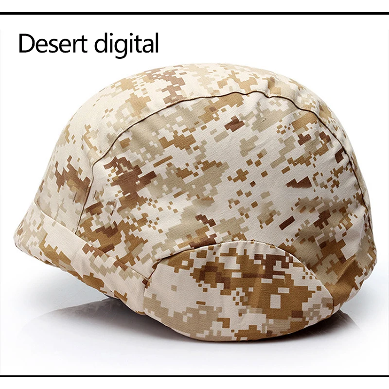 

Helmet Set Military Camouflage Tactics Men's Hunting Cotton Helmet Protective Cover Protective Head Safety Protection Supplies
