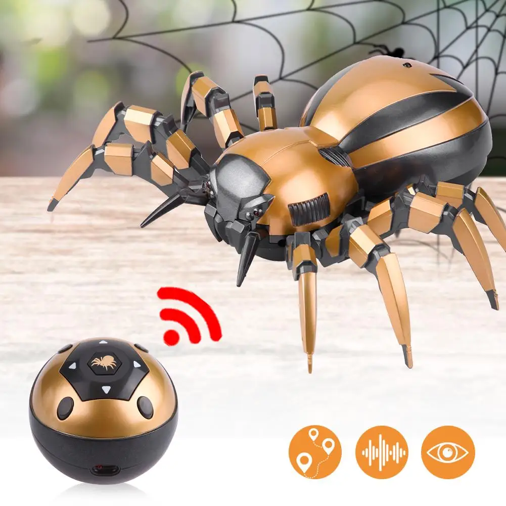 

Feilun FK502A lifelike 4CH Remote Control Mechanical Spider Cool LED lights on its eyes Dynamic mechanical soundsToy for kids