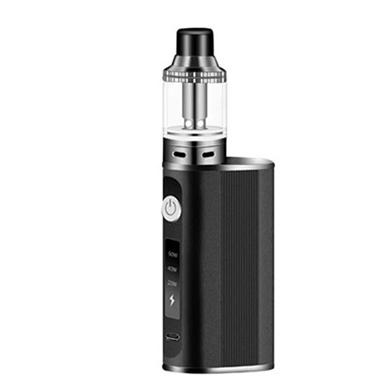Electronic Cigarette Mods Kit Built-In 1500Mah 60W Kit E-Cigarettes 2.0Ml Atomizer Hookah Vape Pen Kit Black Electronic Cigarette Mods Kit Built-In 1500Mah 60W Kit E-Cigarettes 2.0Ml Atomizer Hookah Vape Pen Kit Black