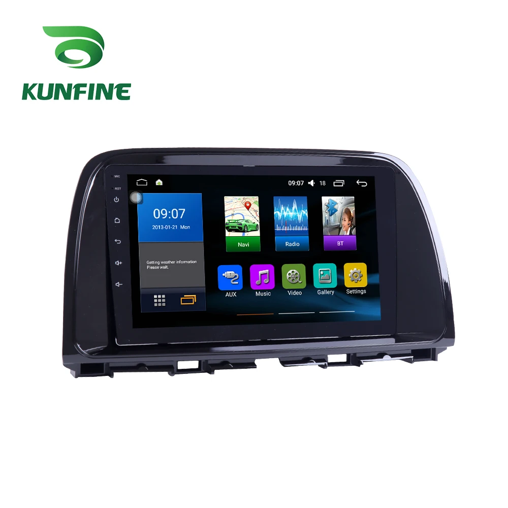 Octa Core 1024*600 Android 10 0 автомобильный DVD GPS навигатор плеер Deckless стерео для Mazda ATENZA 2013 2016