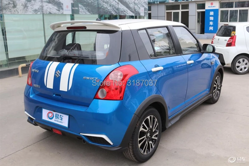 Спойлер для Suzuki swift 2007 2013 АБС пластик Неокрашенный задний спойлер на крыло крышу