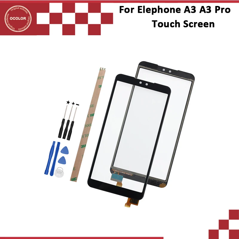 

ocolor For Elephone A3 A3 Pro Touch Panel Glass Lens Touchpad Touch Screen Sensor Digitizer Replacement With Tools And Adhesive