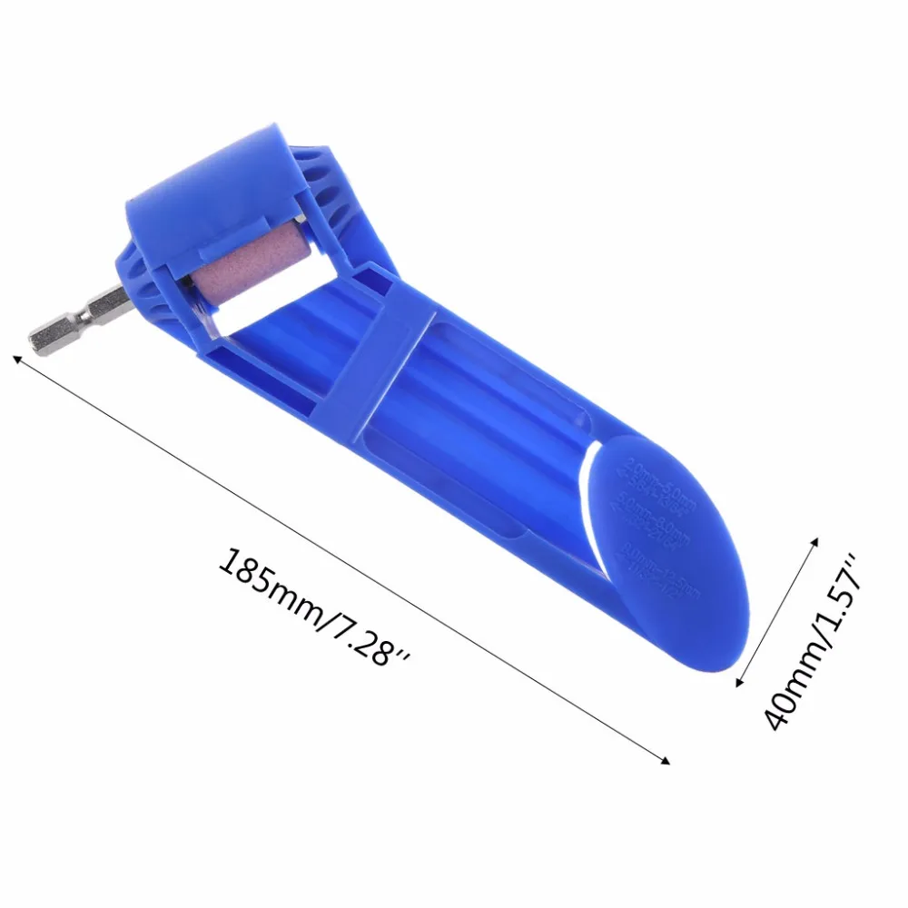 2-12,5 мм точилка для сверл портативный корунд шлифовальный круг шлифовальный инструмент для сверления полировки