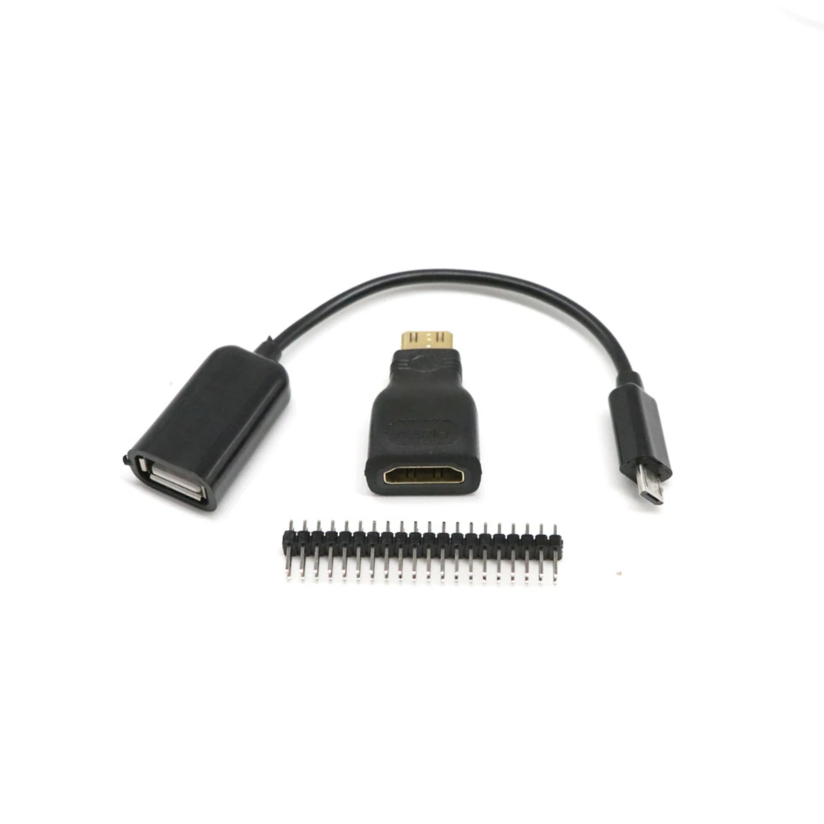 OPQ 3in1 Himbeer Pi Zero Kit Mini HDMI auf Header + адаптер Micro USB GPIO DE|Кабели HDMI| |