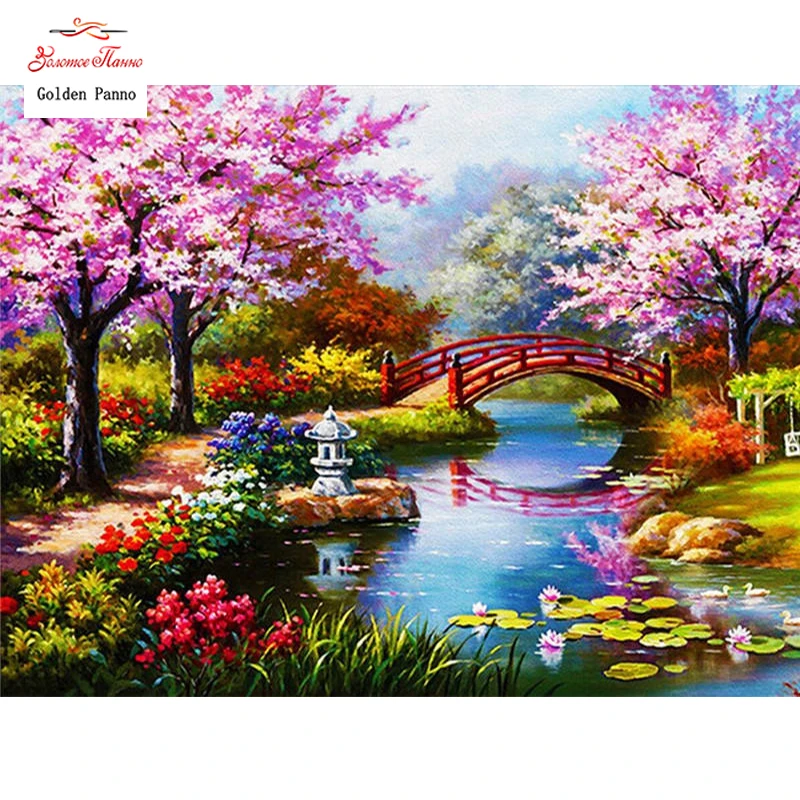 

Full Square 5D Rural landscape diamond painting cross stitch wall sticker diamond mosaic diamond embroidery painting home decor