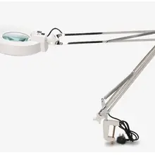 127 мм 220V 5X/8X/10X/15X/20X вторичного зеркала настольные лупы 30 светодиодный чтения