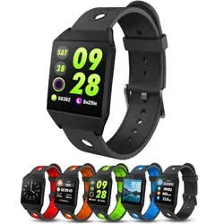 W1 Smart Watch Sport браслет монитор сердечного ритма крови Давление Фитнес трекер