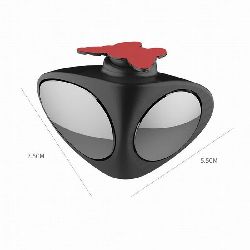 1 шт. Automibile внешний вид сзади Парковка зеркало защитные аксессуары 360 градусов вращающийся 2 боковых окон автомобиля Зеркало для слепой зоны выпуклое зеркало