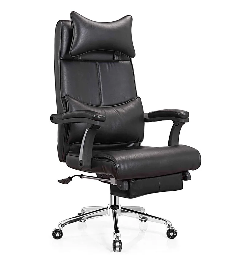

Luxurious and comfortable office chair at the boss computer chair flat multifunction chair capable of rotating and lifting