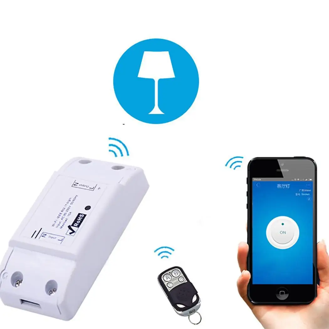 Интеллектуальный выключатель света Sonoff S20 EU UK US штекер Wi-Fi розетка с выключателем питания Беспроводной приложение дистанционного розетка сроки переключатель для Умный дом работать с Alexa