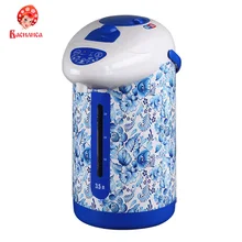 Чайник-термос ВАСИЛИСА ВА-5002 объем-3,5 литра, "Гжель-2" Мощность 750 Вт, 3 способа подачи воды