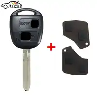 1 комплект 2 кнопки дистанционного ключа чехла и колодки для Toyota RAV4 Camry Corolla Прадо Avalon