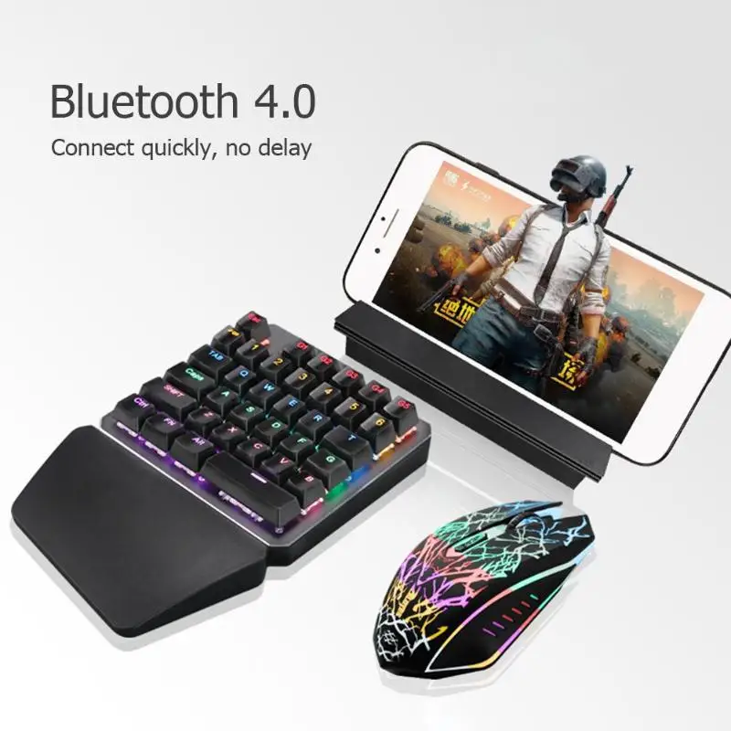 

Mini Keyboard Mouse Converter Station Bluetooth Adapter Dock Gamepad for Android Mobile PUBG/ FPS Games Holder High Quality