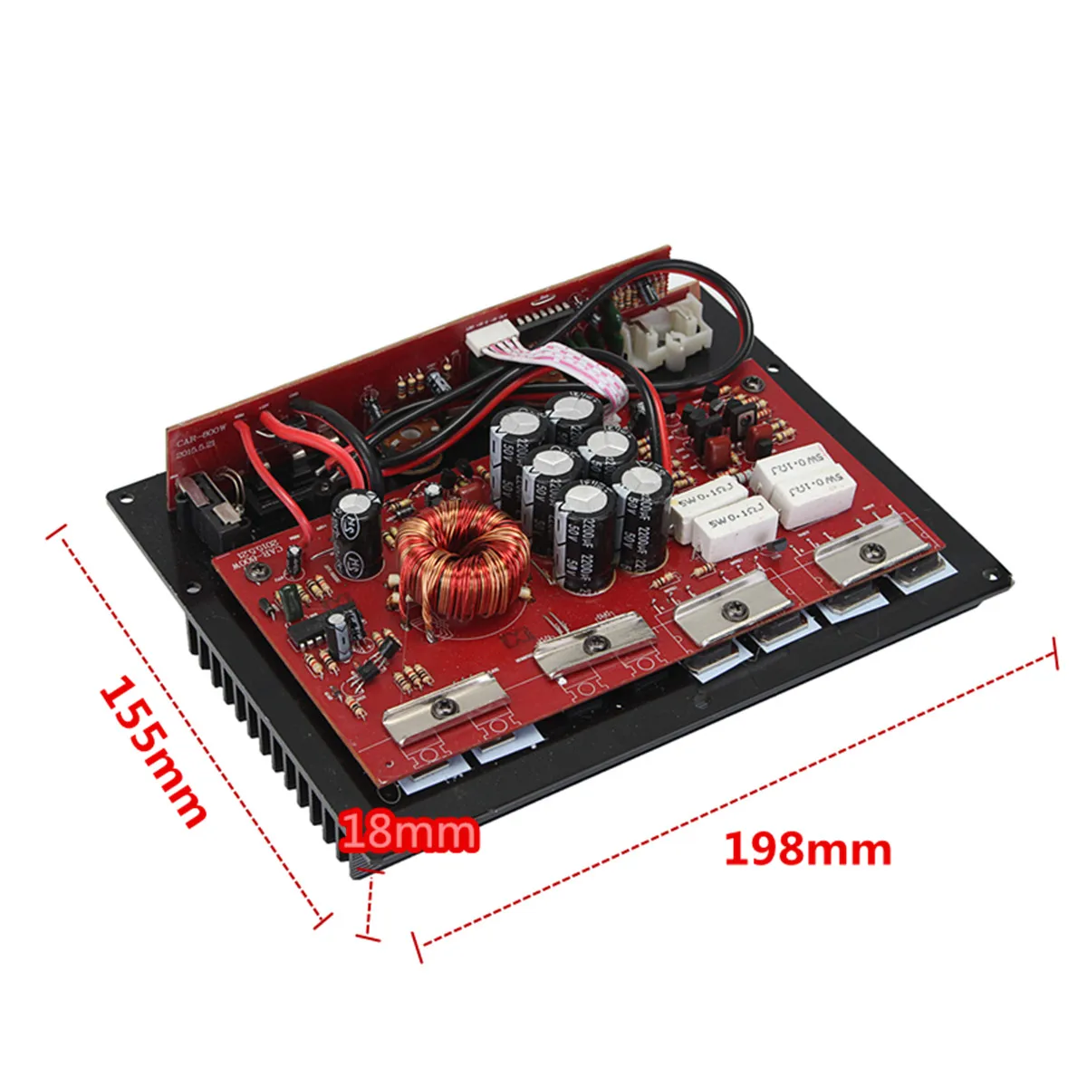 Coche Auto Audio de alta fidelidad Subwoofer de alta potencia de 200 W 12 V Subwoofer tablero amplificador Amp Mb Coche Auto Audio de alta fidelidad Subwoofer de alta potencia de 200 W 12 V Subwoofer tablero amplificador Amp Mb