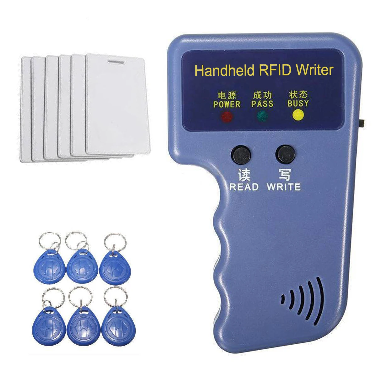 

Hot Sell 125Khz Card Copy Machine Handheld RFID ID Card Copier/ Reader/Writer 6 Writable Tags/6 Cards