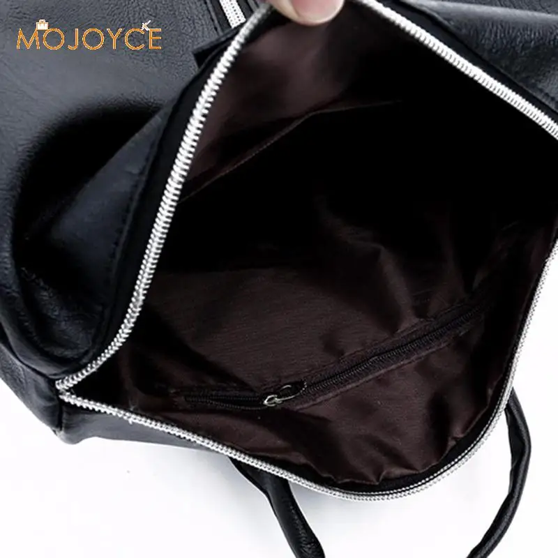 Простой кожаный рюкзак mochila, женский рюкзак на молнии, рюкзак, Студенческая сумка, женские большие повседневные дорожные сумки, mochila feminina sac